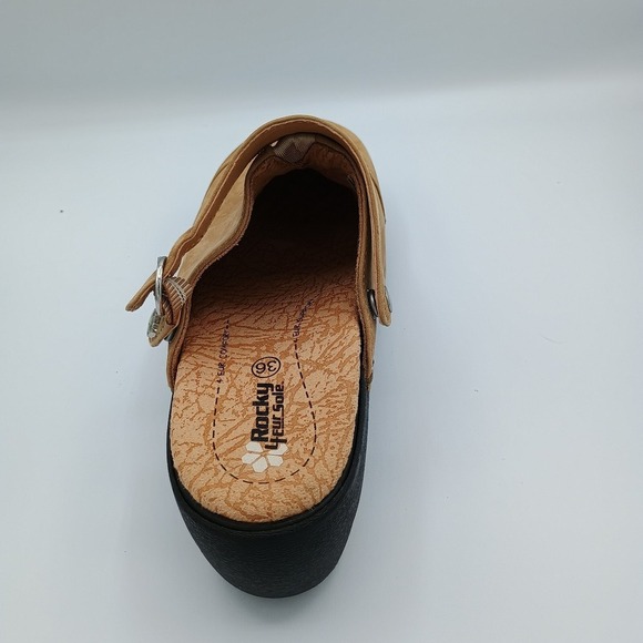 Rocky 4 Eye Sole 3 Inch Clog Slip Resistant Non Marking Size 36 US 5 - 5.5 - Picture 9 of 12